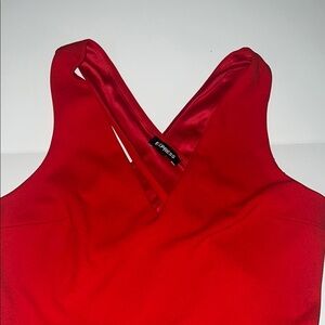 Express Red Sleeveless Top